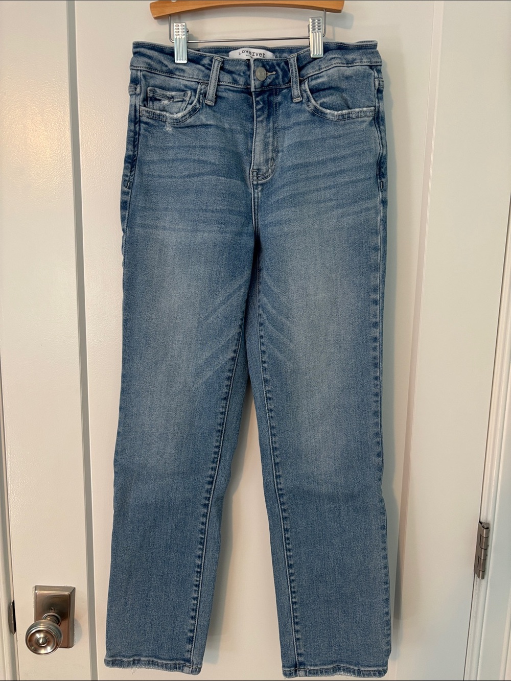 Lovervet by Vervet Style LV1668 Cassiopeia Straight Leg Jean, Size 27